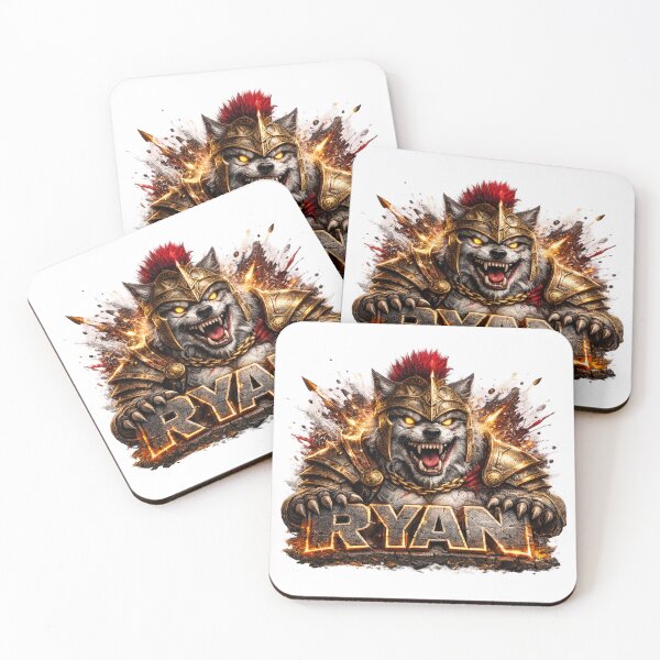 Item preview, Ryan – Gladiator Wolf Champion | Personalized 3D Cartoon Design designed and sold by AlexLineArt.