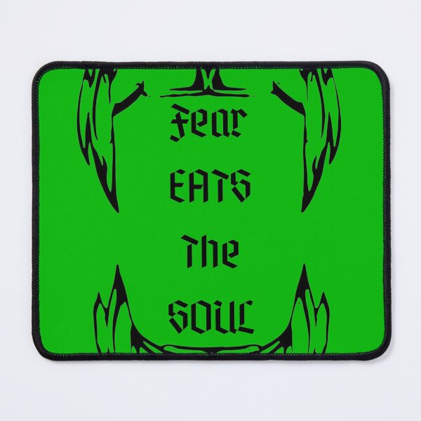 Item preview, "Fear Eats The Soul" Popular Quote Grunge Punk Gothic Dark Aesthetic Vampire Teeth Green designed and sold by CaribbeanClown.