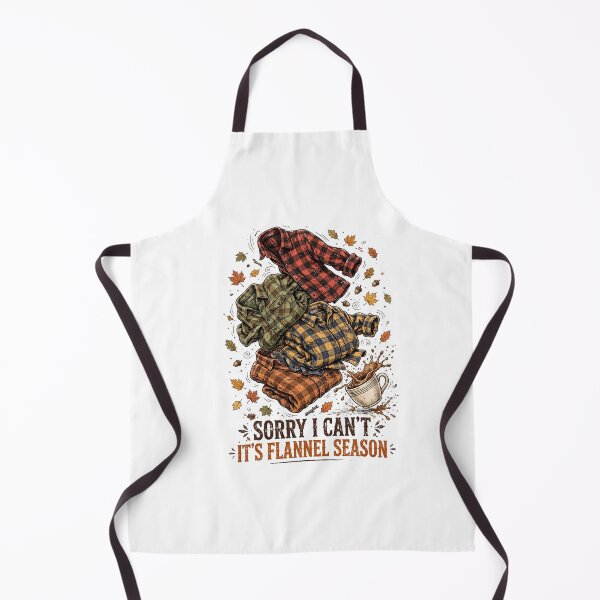 Item preview, Sorry I Can't It's Flannel Season Funny Fall Flannel Shirt Stack Coffee Autumn designed and sold by Yellowriversss.