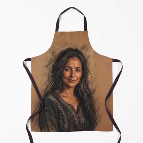 Item preview, Charcoal and Pastel Portrait of a Berber Woman designed and sold by Lucia Amaris Art.
