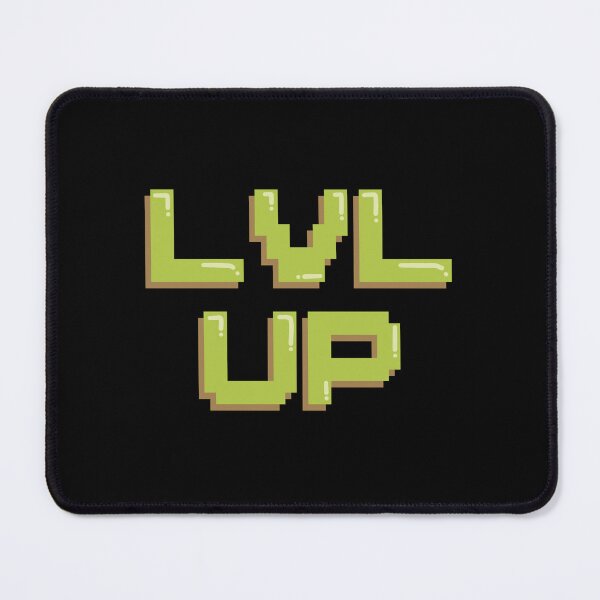 Item preview, Level Up Gaming Quote Pixel Art Decal designed and sold by alexmaushaus.