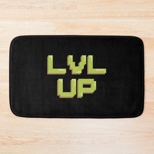 Item preview, Level Up Gaming Quote Pixel Art Decal designed and sold by alexmaushaus.