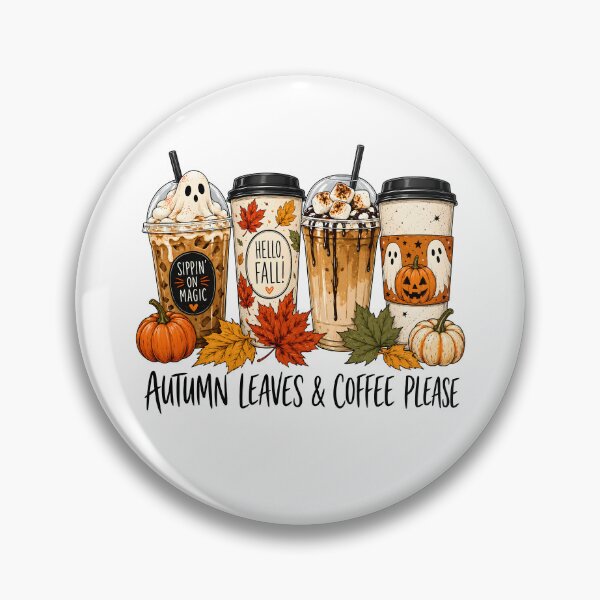 Item preview, Autumn Leaves And Coffee Please designed and sold by yobochart.
