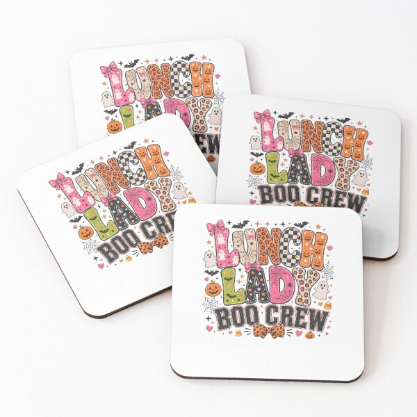 Item preview, Halloween Lunch Lady Boo Crew Cafeteria School Staff Ghost Pumpkin designed and sold by CocoLama.