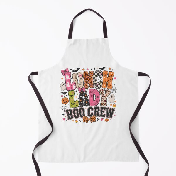 Item preview, Halloween Lunch Lady Boo Crew Cafeteria School Staff Ghost Pumpkin designed and sold by CocoLama.