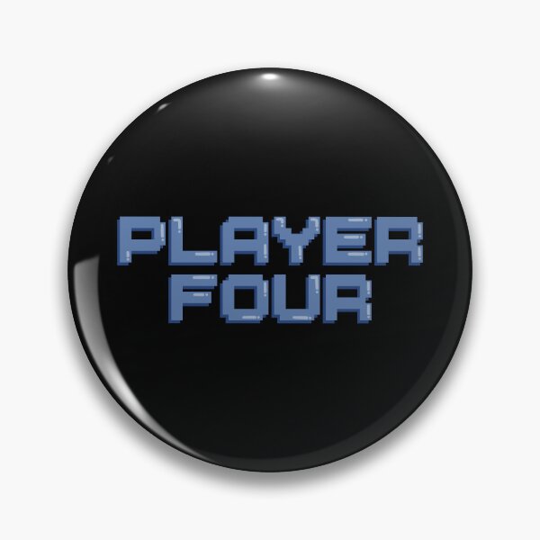Item preview, Player Four Gaming Quote Pixel Art Decal designed and sold by alexmaushaus.