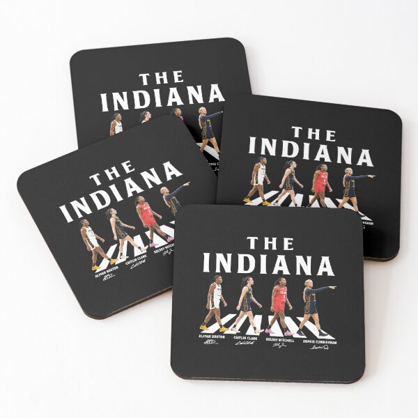Artikelvorschau, Indiana Fever Abbey Road, Caitlin Clark, Aliyah Boston, Kelsey Mitchell, Sophie Cunningham, WNBA-Basketballfan entworfen und verkauft von IsoldeCeleste.