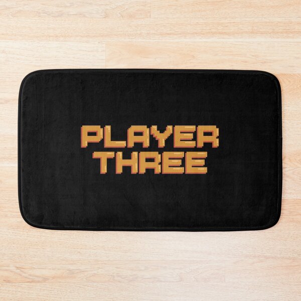 Item preview, Player Three Gaming Quote Pixel Art Decal designed and sold by alexmaushaus.