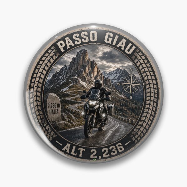Item preview, Passo di Giau Italia Giau Pass Italy Dolomites Sticker TShirt 06 designed and sold by OuterShellUK.