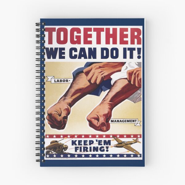 Item preview, Fully Restored WWII Propaganda Poster "Together We Can Do It!" designed and sold by Vintage Poster Supply.