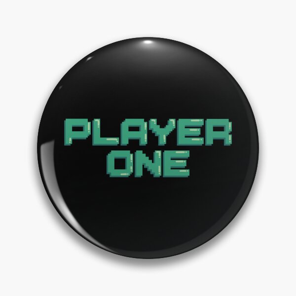 Item preview, Player One Gaming Quote Pixel Art Decal designed and sold by alexmaushaus.