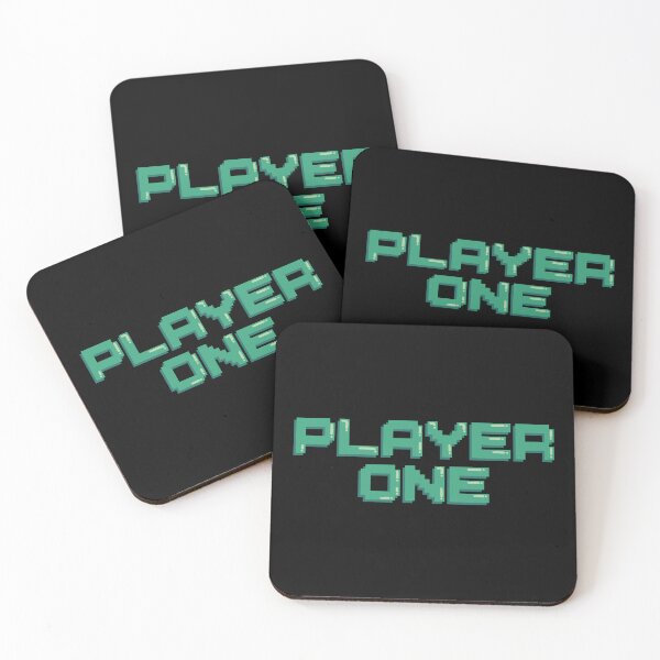 Item preview, Player One Gaming Quote Pixel Art Decal designed and sold by alexmaushaus.