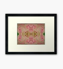 Damask Style Secret Garden Framed Print