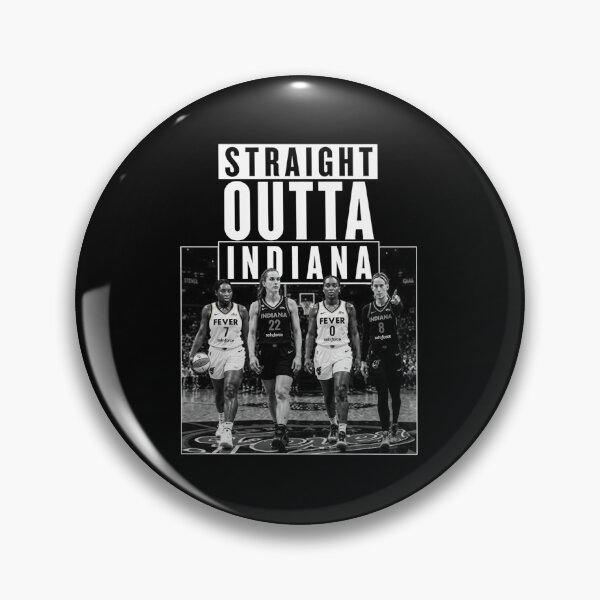 Item preview, Straight Outta Indiana Basketball, Indiana Fever Fan, Caitlin Clark, Women's Basketball, Game Day Fan designed and sold by IsoldeCeleste.