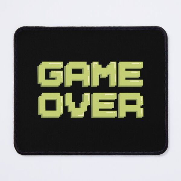 Item preview, Game Over Gaming Quote Pixel Art Decal designed and sold by alexmaushaus.