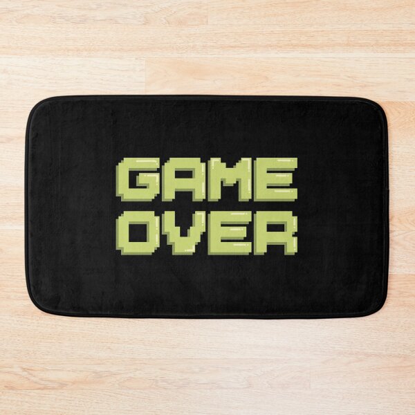Item preview, Game Over Gaming Quote Pixel Art Decal designed and sold by alexmaushaus.