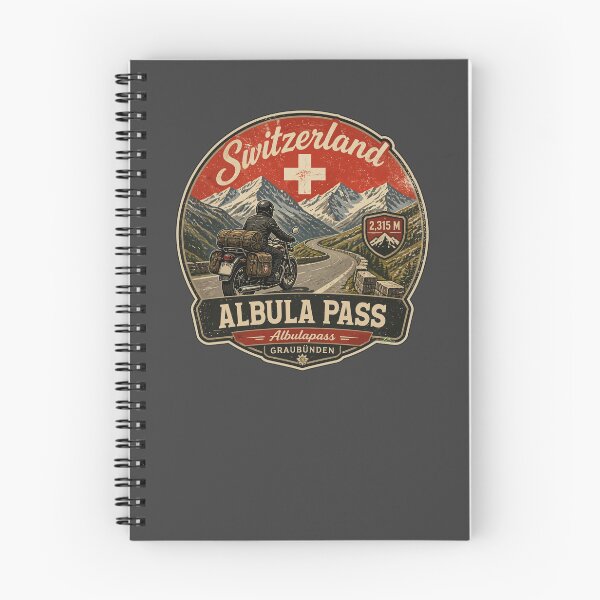 Item preview, Albula Pass Albulapass Switzerland Alps Motorcycle Sticker TShirt 05 designed and sold by OuterShellUK.