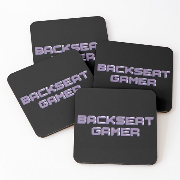 Item preview, Backseat Gamer Gaming Quote Pixel Art Decal designed and sold by alexmaushaus.