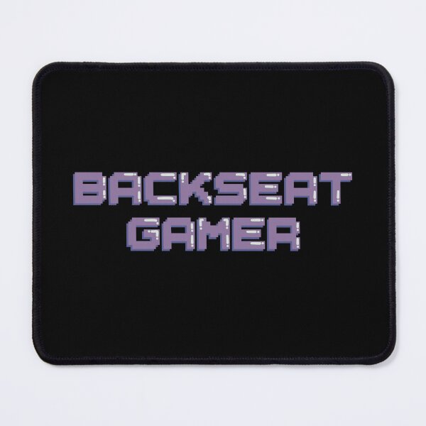 Item preview, Backseat Gamer Gaming Quote Pixel Art Decal designed and sold by alexmaushaus.