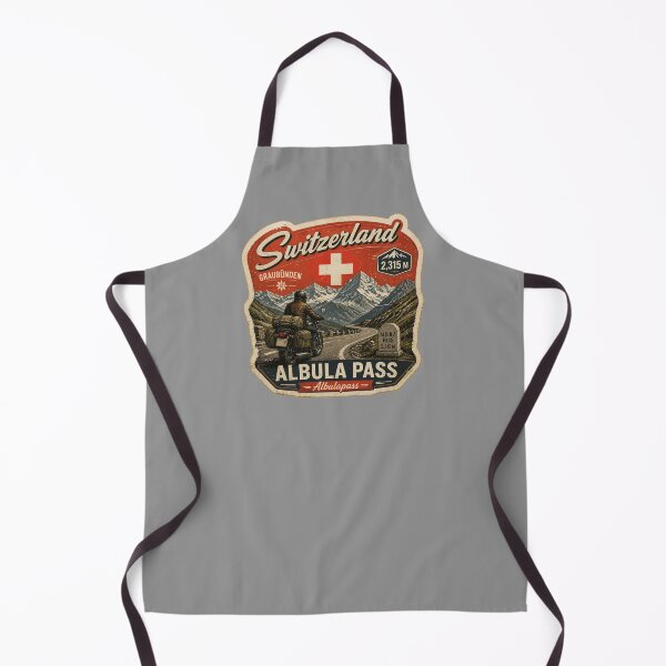 Item preview, Albula Pass Albulapass Switzerland Alps Motorcycle Sticker TShirt 06 designed and sold by OuterShellUK.