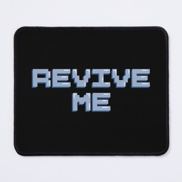Item preview, Revive Me Gaming Quote Pixel Art Decal designed and sold by alexmaushaus.