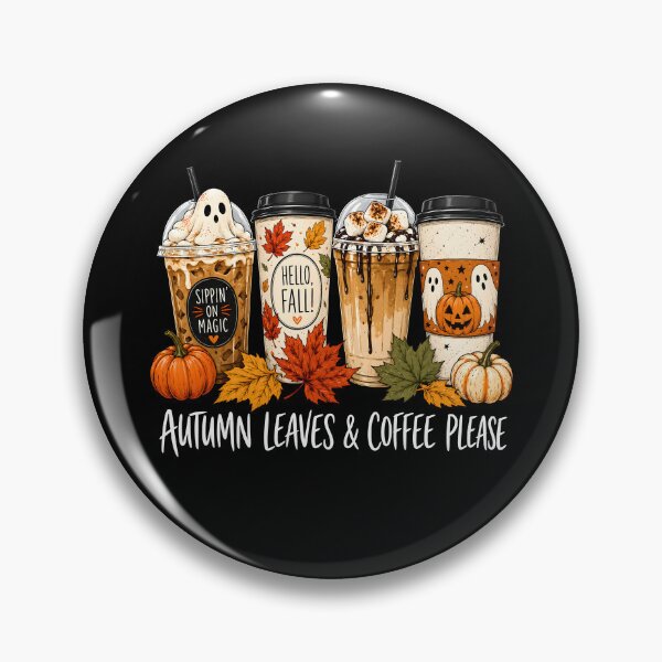 Item preview, Autumn Leaves And Coffee Please designed and sold by yobochart.
