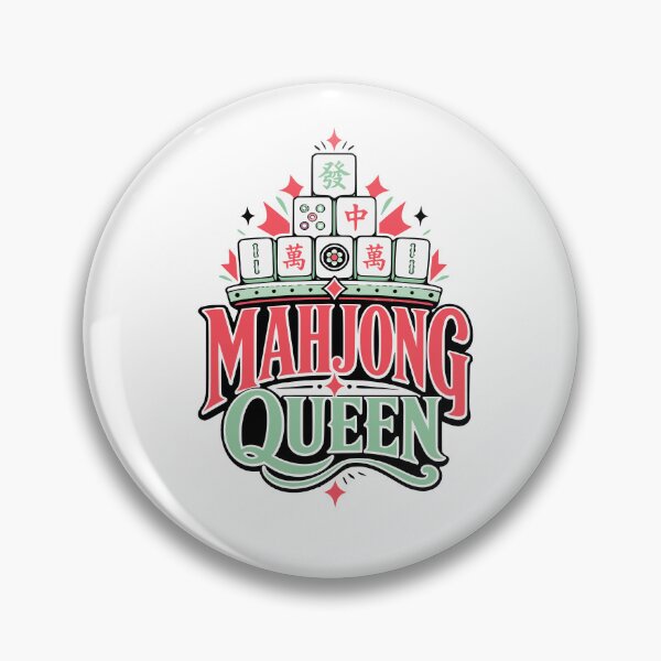 Item preview, Mahjong Social Club Retro Tile Game Design designed and sold by JansenGS.