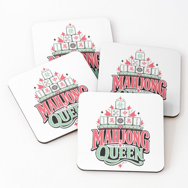 Item preview, Mahjong Social Club Retro Tile Game Design designed and sold by JansenGS.