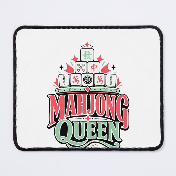 Item preview, Mahjong Social Club Retro Tile Game Design designed and sold by JansenGS.
