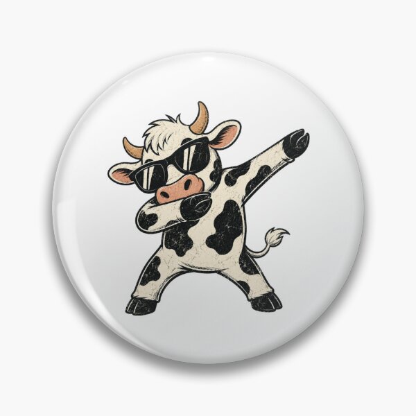 Item preview, dabbing cow wearing sunglasses funny farm animal designed and sold by israfilshop.