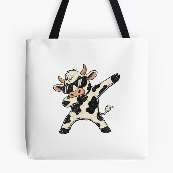 Item preview, dabbing cow wearing sunglasses funny farm animal designed and sold by israfilshop.