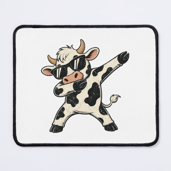 Item preview, dabbing cow wearing sunglasses funny farm animal designed and sold by israfilshop.