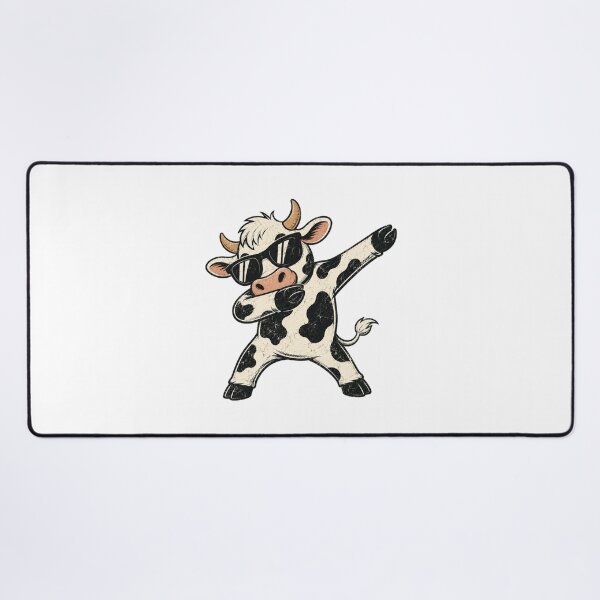 Item preview, dabbing cow wearing sunglasses funny farm animal designed and sold by israfilshop.
