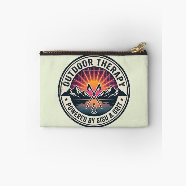 Item preview, Sisu Outdoor Therapy - Hiking & Fishing Grit designed and sold by SisuPrintsCo.