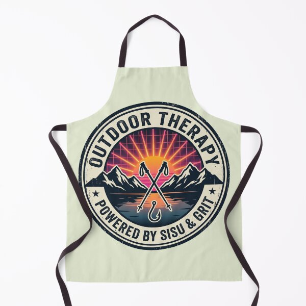 Item preview, Sisu Outdoor Therapy - Hiking & Fishing Grit designed and sold by SisuPrintsCo.