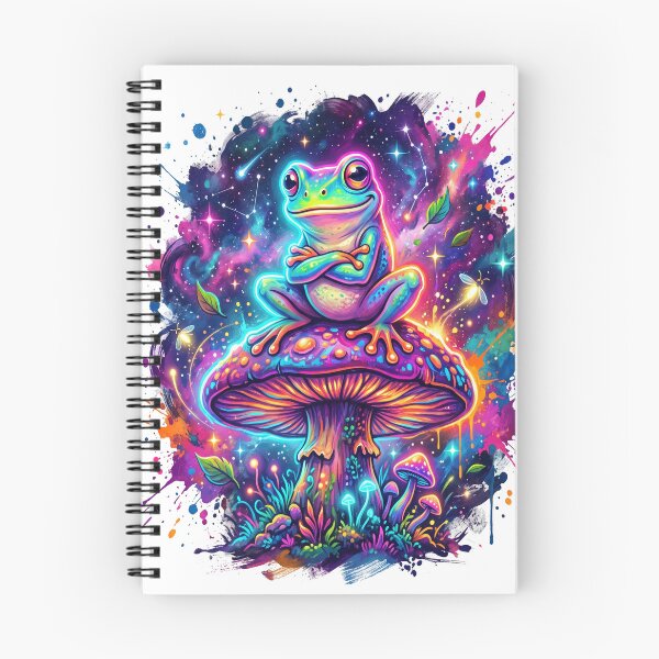 Item preview, Certified Chaos Frog – Vibrant Rainbow Fantasy Frog Art Illustration designed and sold by RBToper.