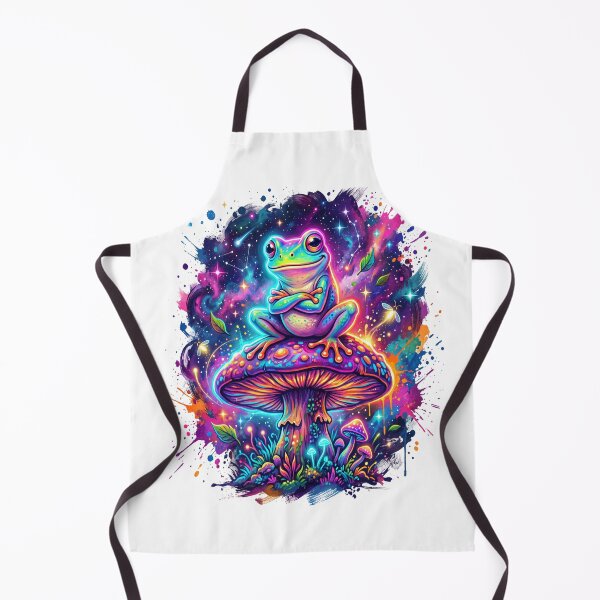 Item preview, Certified Chaos Frog – Vibrant Rainbow Fantasy Frog Art Illustration designed and sold by RBToper.