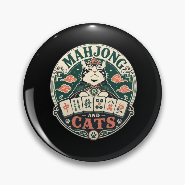 Item preview, Mahjong Social Club Retro Tile Game Design designed and sold by JansenGS.