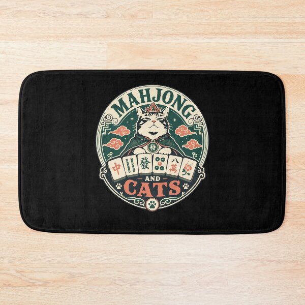 Item preview, Mahjong Social Club Retro Tile Game Design designed and sold by JansenGS.