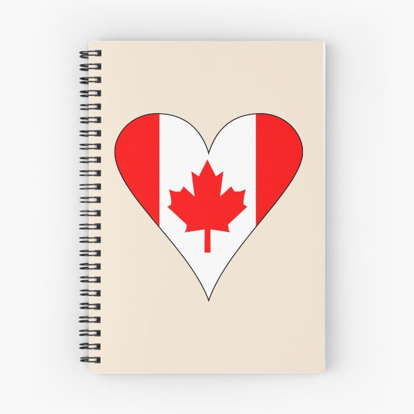 Item preview, Canadian Heart Flag Non-Traditional designed and sold by AuntieShoe.