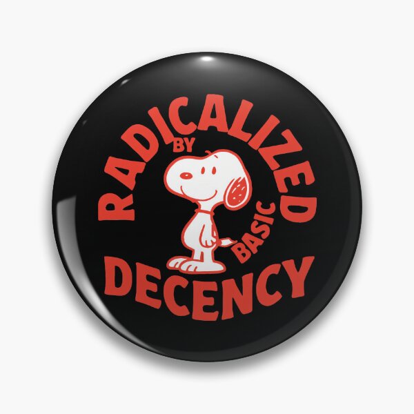 Item preview, Radicalized By Basic Decency Snoopy Peanuts Social Justice designed and sold by NovaNeal.