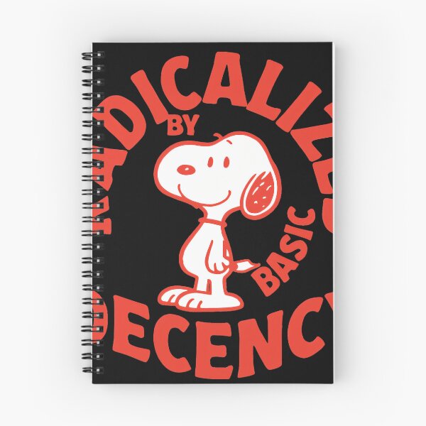 Item preview, Radicalized By Basic Decency Snoopy Peanuts Social Justice designed and sold by NovaNeal.