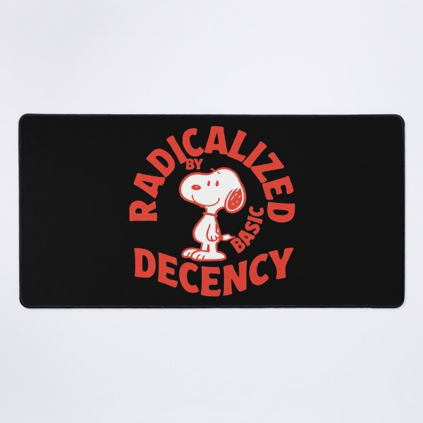 Item preview, Radicalized By Basic Decency Snoopy Peanuts Social Justice designed and sold by NovaNeal.