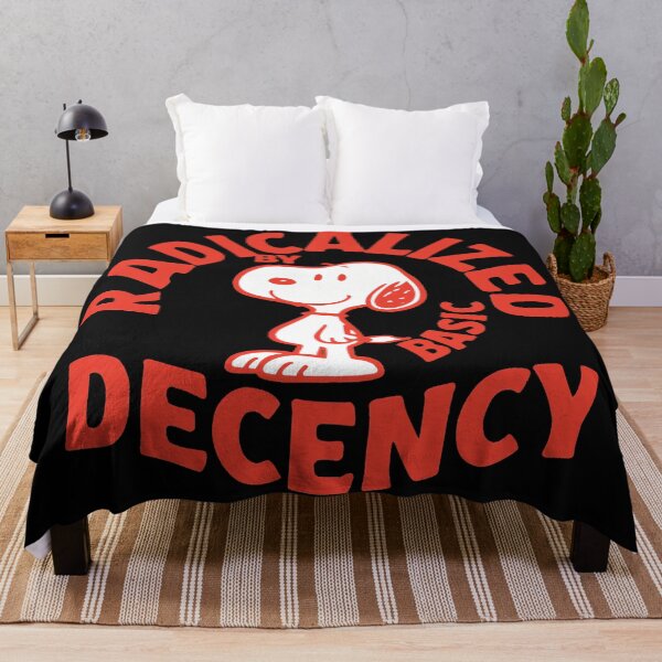 Item preview, Radicalized By Basic Decency Snoopy Peanuts Social Justice designed and sold by NovaNeal.