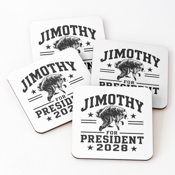 Item preview, Jimothy for President 2028 Raccoon Presidential Campaign designed and sold by IrvingMorales.