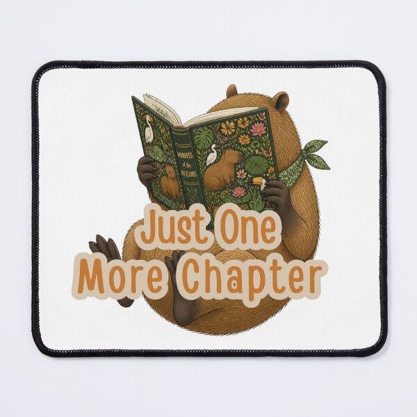 Item preview, Cute Capybara Reading Book designed and sold by LuLuStore8.