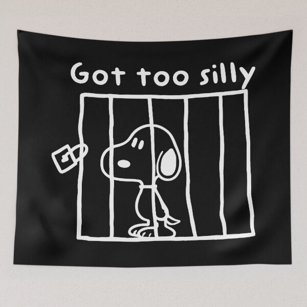 Item preview, Got Too Silly Snoopy Peanuts Funny Dog Character designed and sold by NovaNeal.