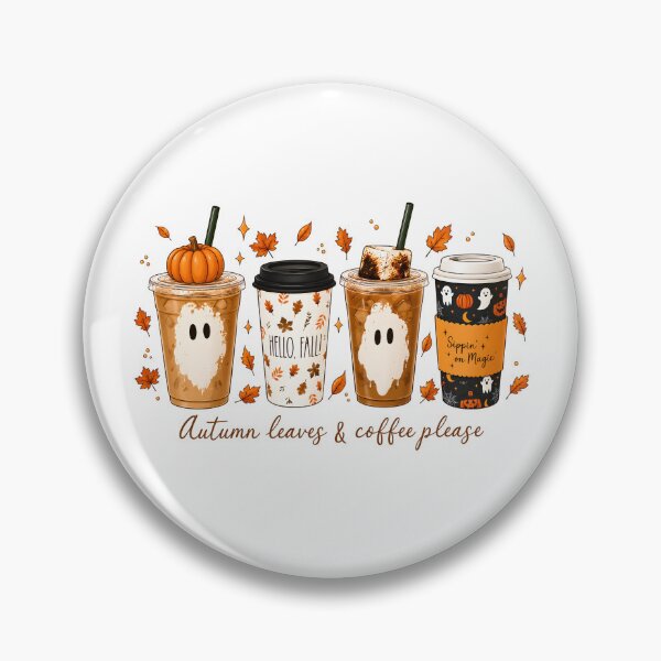Item preview, Autumn Leaves And Coffee Please designed and sold by yobochart.