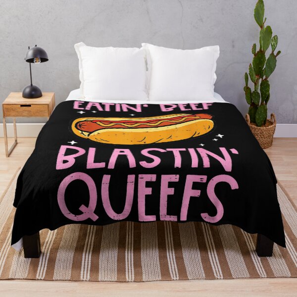Item preview, Eatin' Beef Blastin' Queefs Hot Dog Adult Humor Funny designed and sold by Hugosploosh.