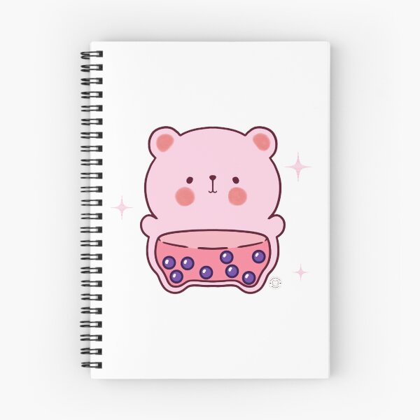 Item preview, Pink Boba Bear Cute Kawaii Bubble Tea Dessert Graphic designed and sold by GeraldineDraw.